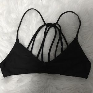 Black bikini top